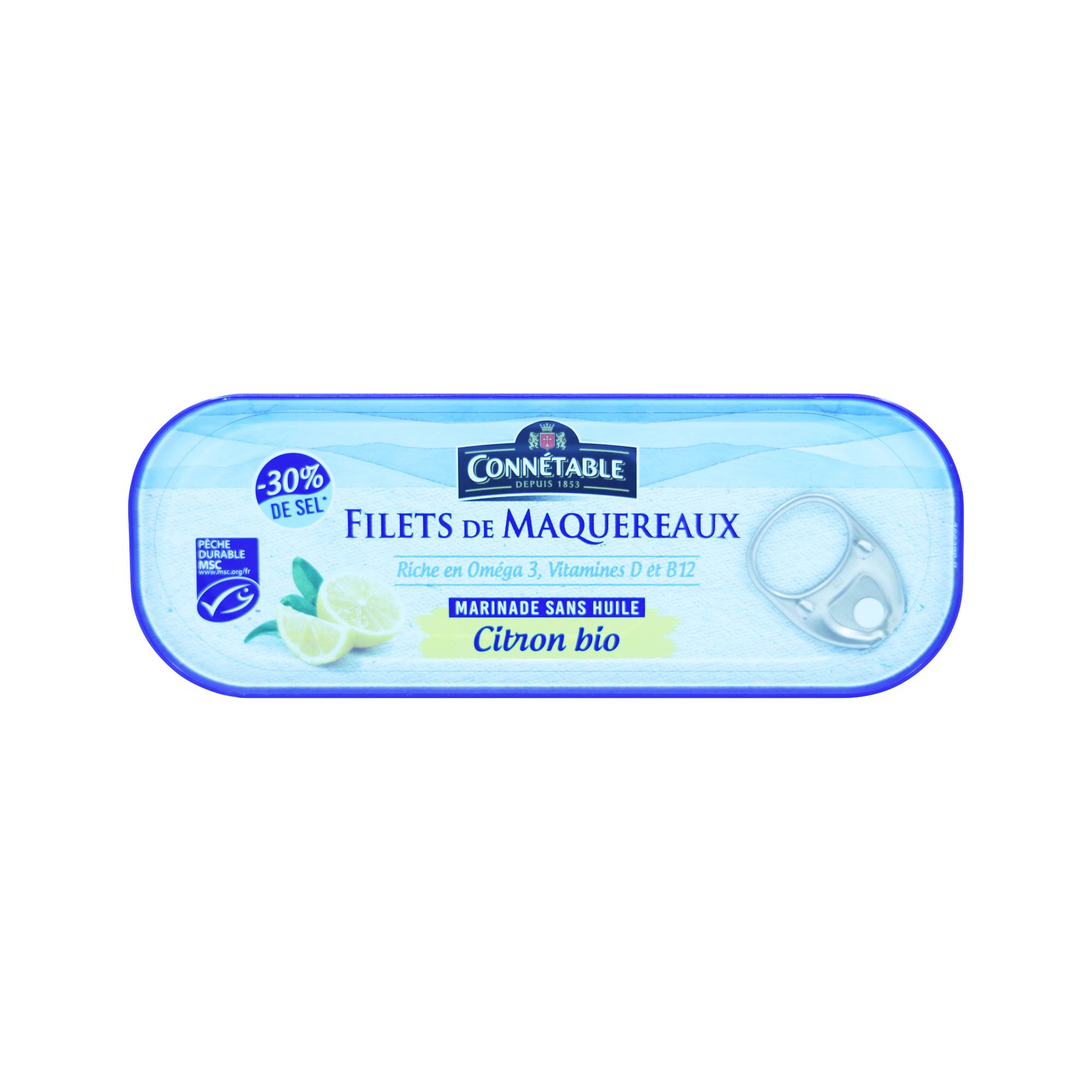 Cá Thu Phi Lê Ngâm Sốt Chanh Hữu Cơ Ít Muối (130G)
