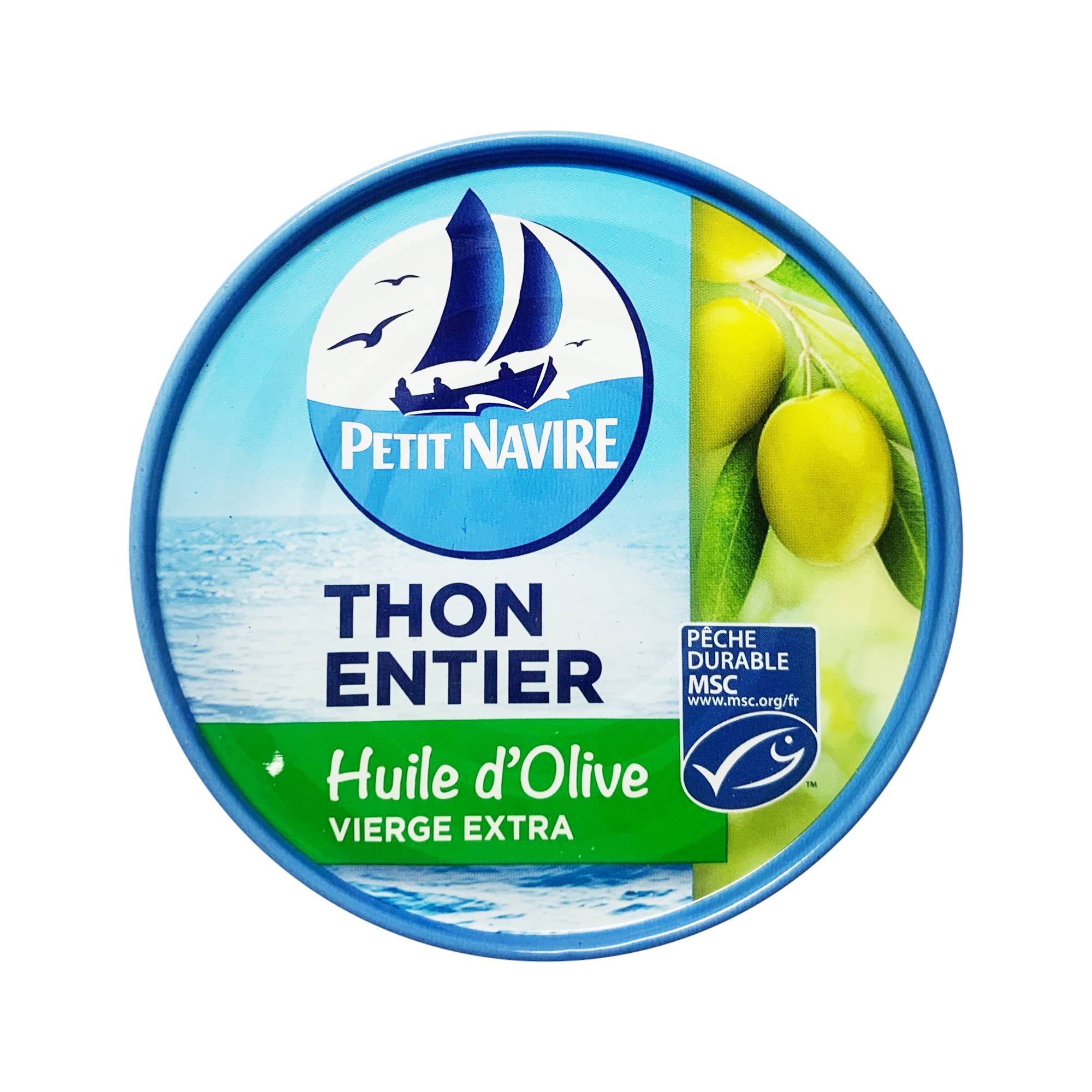 Cá ngừ ngâm dầu ô liu Petit Navire 160G