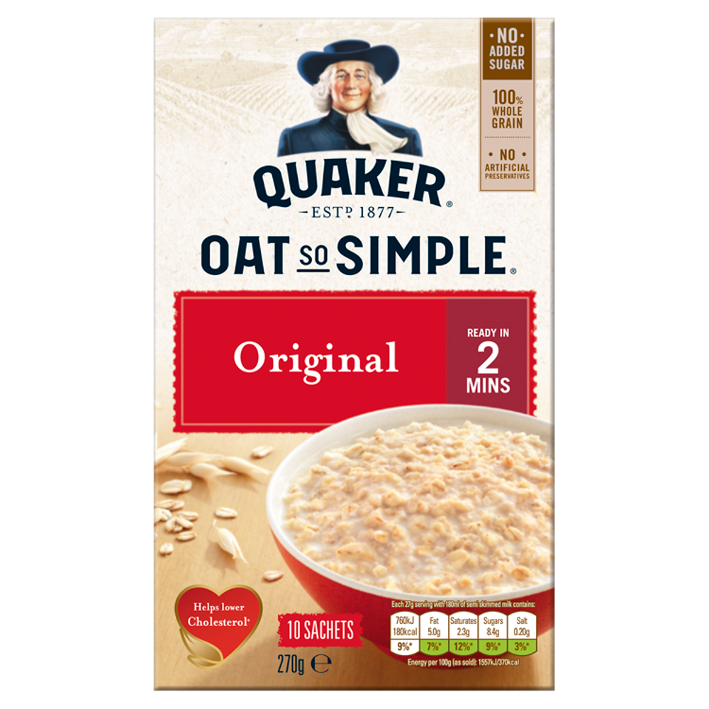 Quaker Bột Ngũ Cốc Yến Mạch (10x27g)