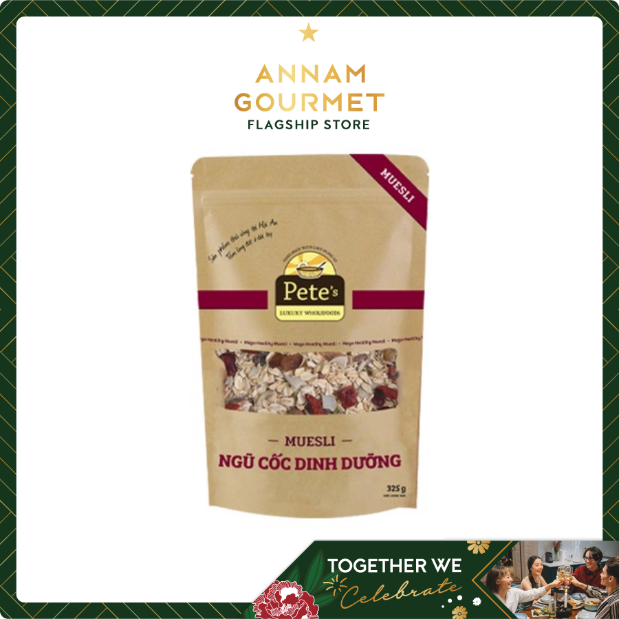 Pete Ngũ Cốc Dinh Dưỡng Muesli (325G)