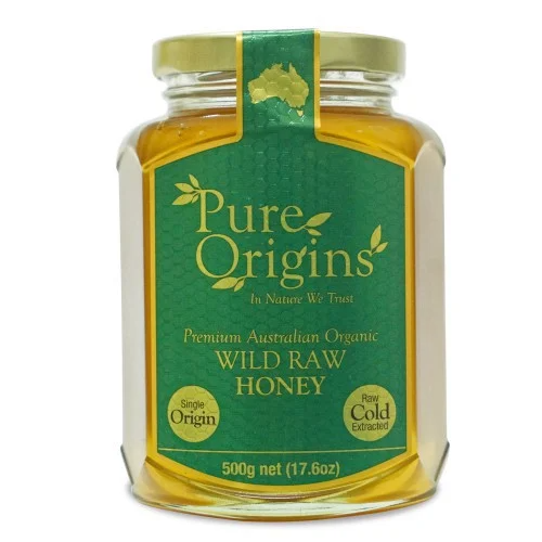 Pure Origin Mật Ong Wild Raw (500G)
