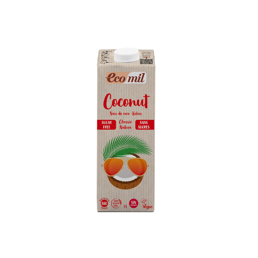 Ecomil Sữa Dừa Không Đường Hữu Cơ (1L)
