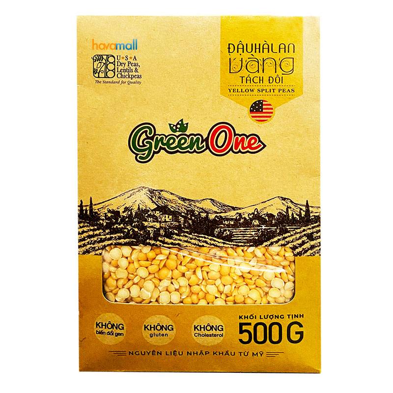 Green One Đậu Hà Lan Vàng Tách Đôi (500G)
