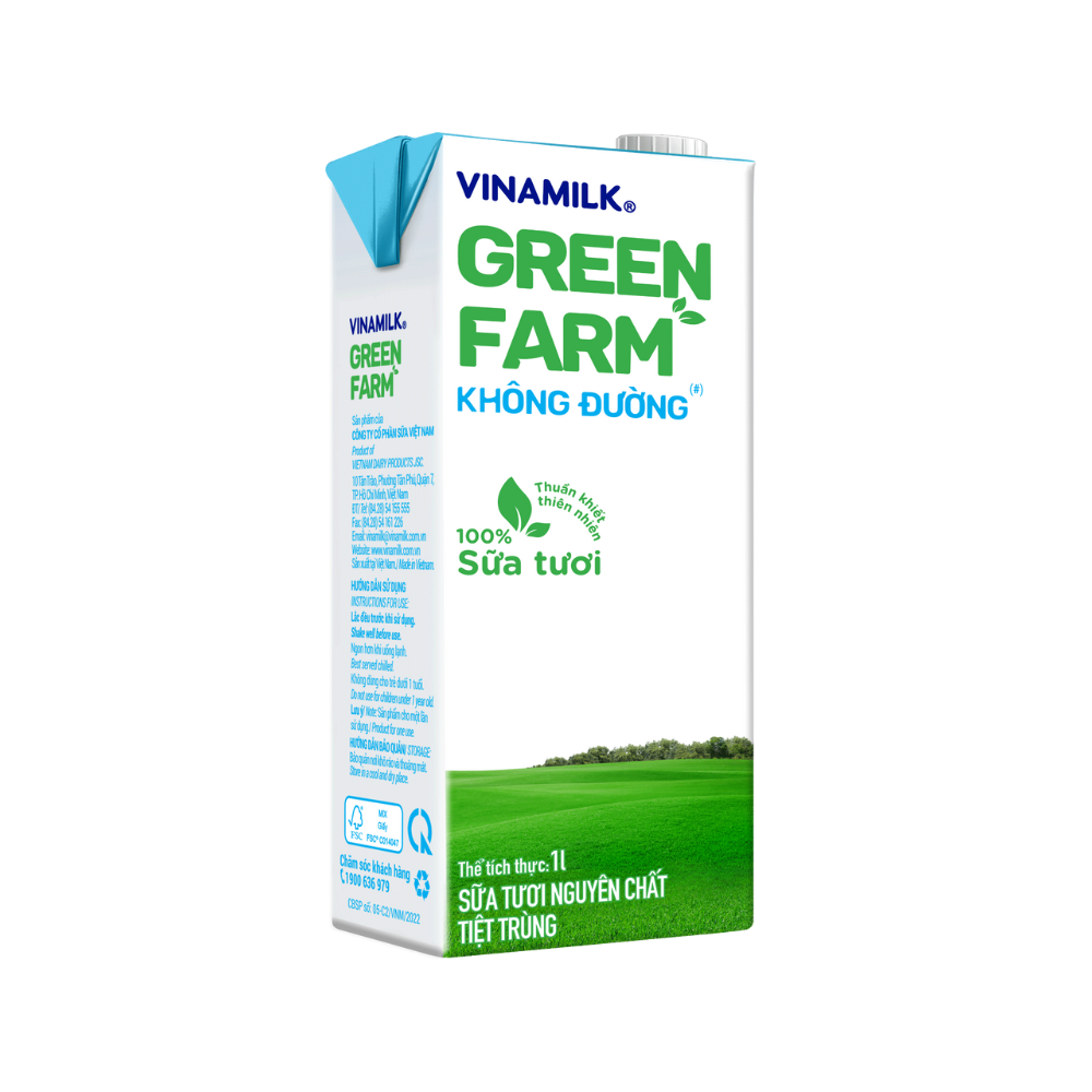 STTT không đường Green Farm VNM (1L)