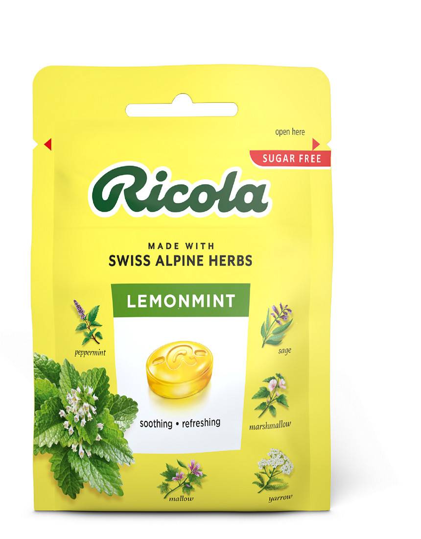 Kẹo Thảo Mộc Chanh Và Bạc Hà Hiệu Ricola 17,5 G