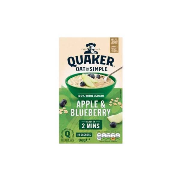 Quaker Bột Ngũ Cốc Yến Mạch Táo&Việt Quất(360G)