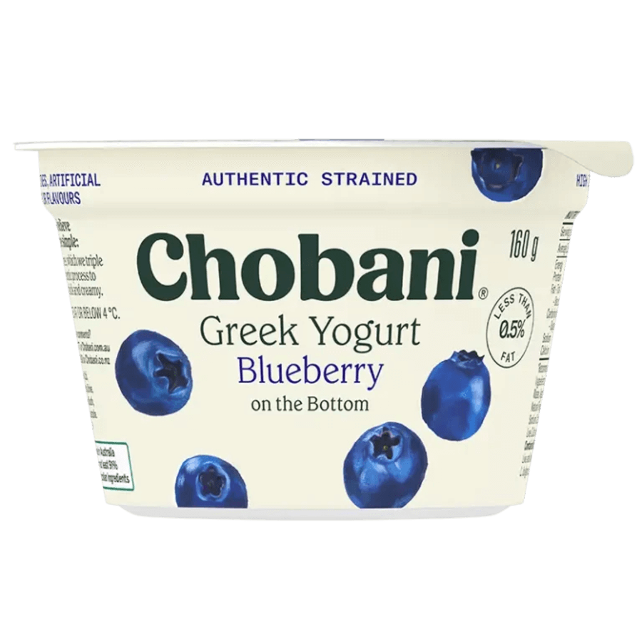 SCA Hy Lạp 0% việt quất Chobani (160g)