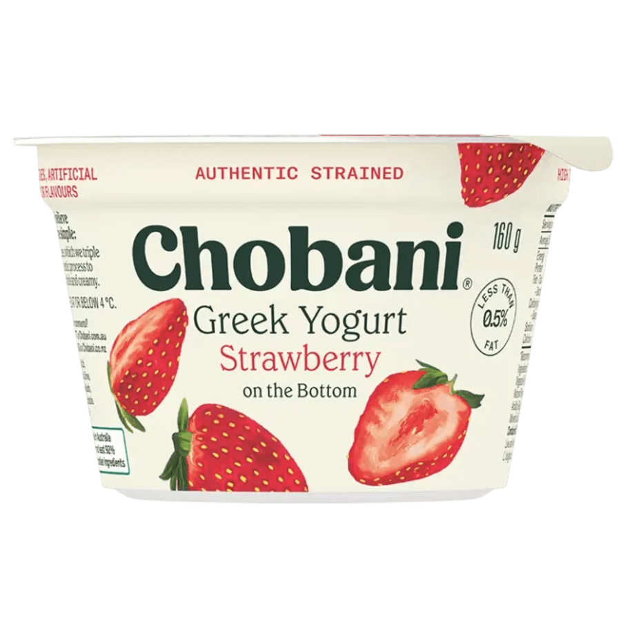 Chobani Greek Yogurt 0% Strawberry (160g)