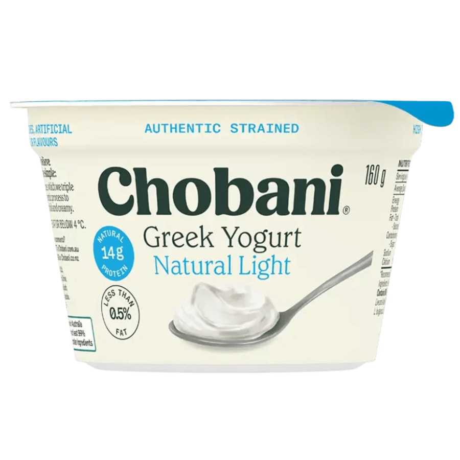 Chobani Greek Yogurt 0% Natural Light (160g)