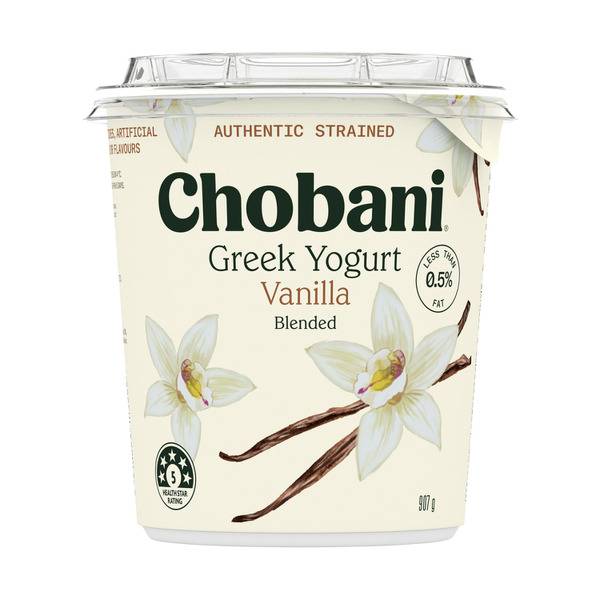 SCA Hy Lạp 0.5% vani Chobani (907g)
