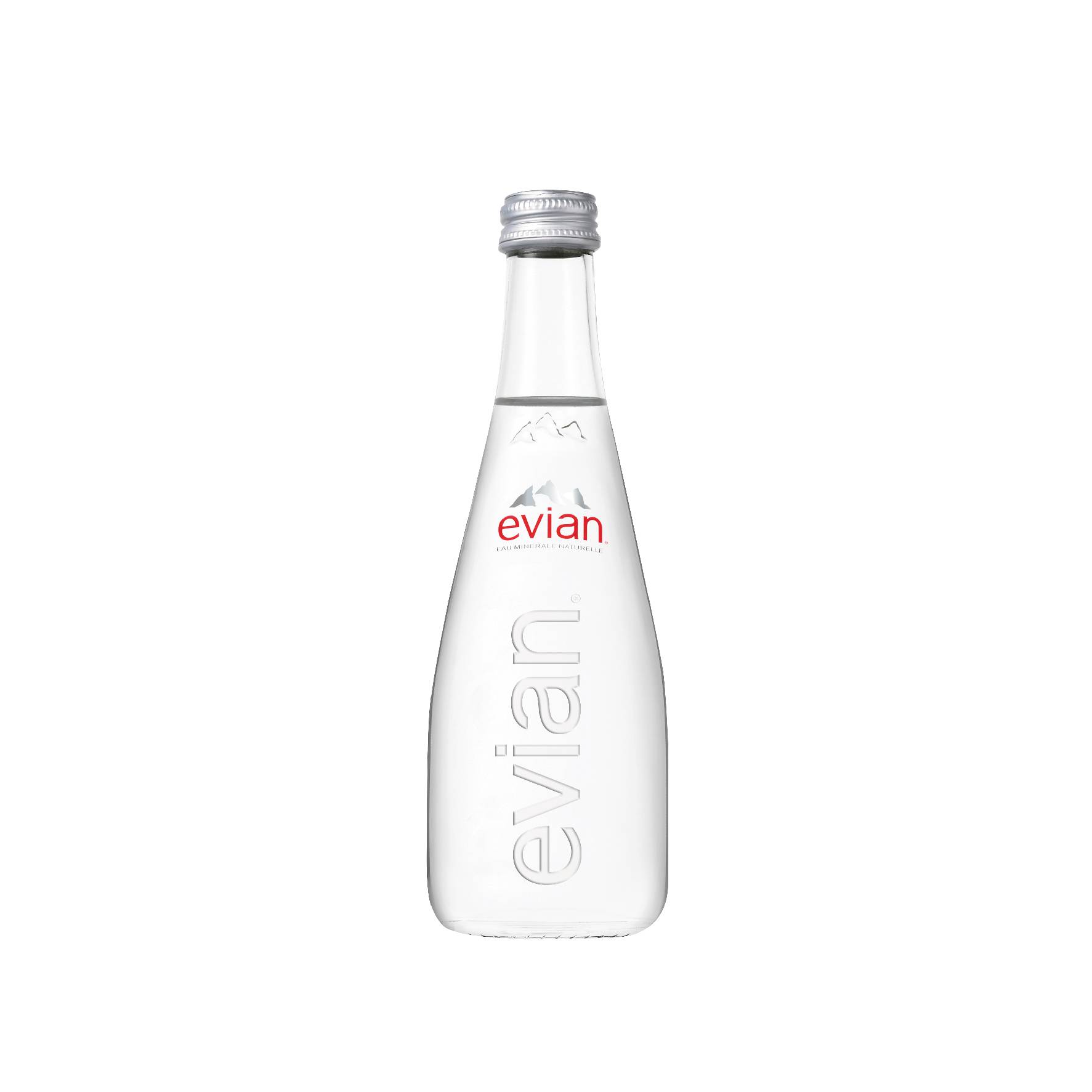Nước khoáng thiên nhiên không ga hiệu Evian 33cl