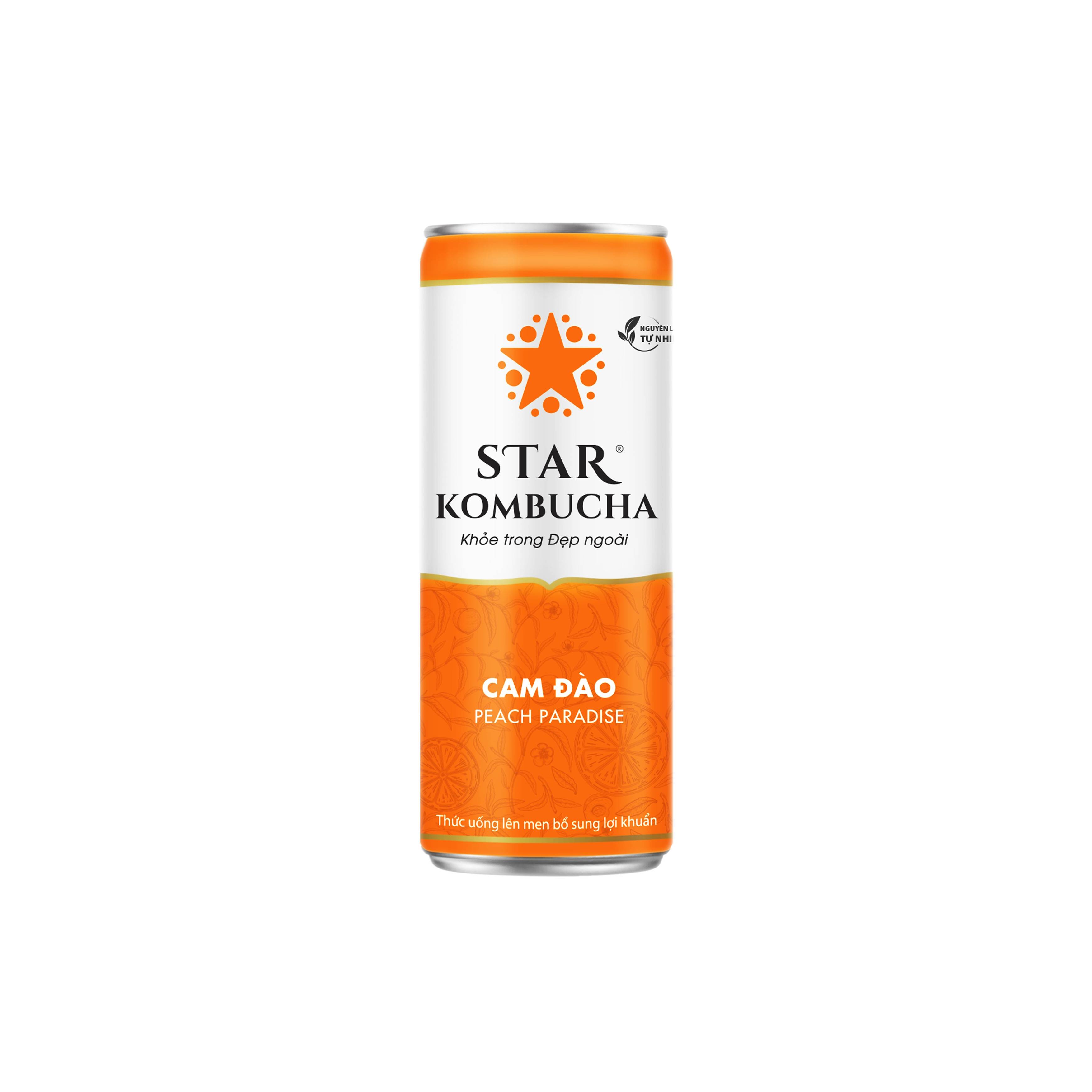 NƯỚC STAR KOMBUCHA VỊ ĐÀO (240ML)