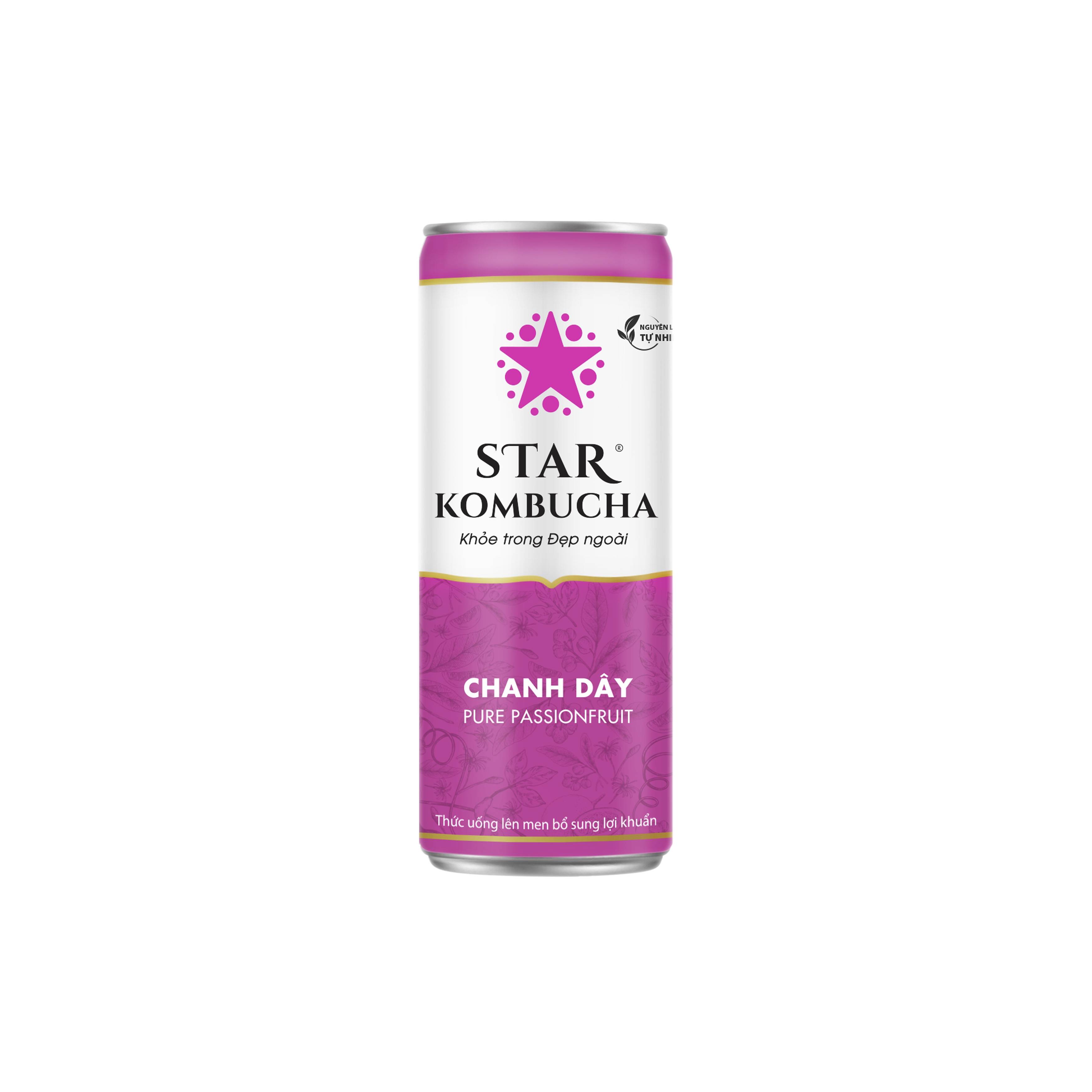 NƯỚC STAR KOMBUCHA VỊ CHANH DÂY (240ML)