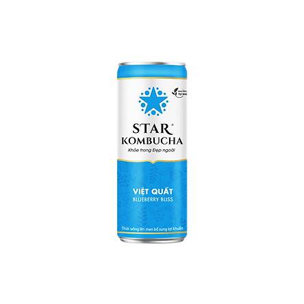 NƯỚC STAR KOMBUCHA VỊ CHANH VIỆT QUẤT (240ML)