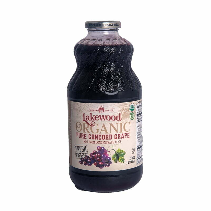Nước ép Nho Hữu cơ nguyên chất nhãn hiệu Lake wood - 946 ml
