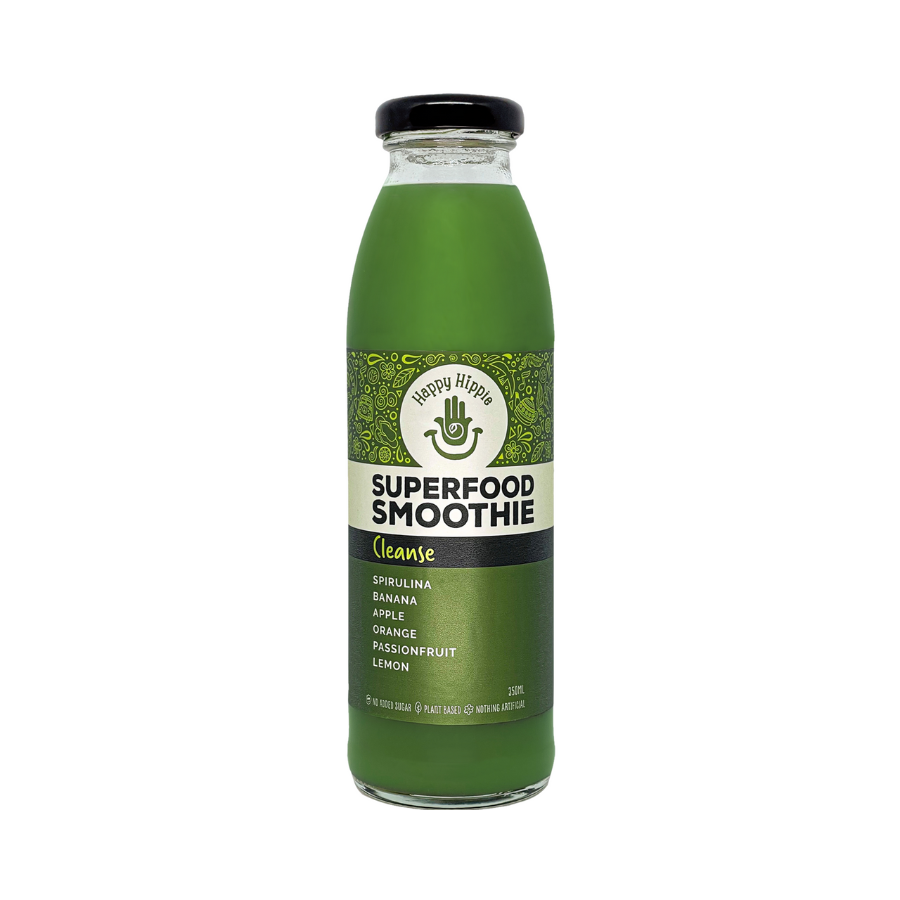Sinh Tố Siêu Thực Phẩm Happy Hippie Thanh Lọc Cleanse 350ml