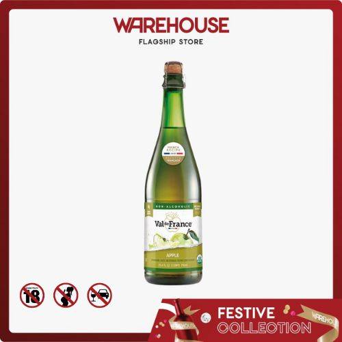 Nước Ép Táo Có Ga Hữu Cơ Val de Rance (750ml)