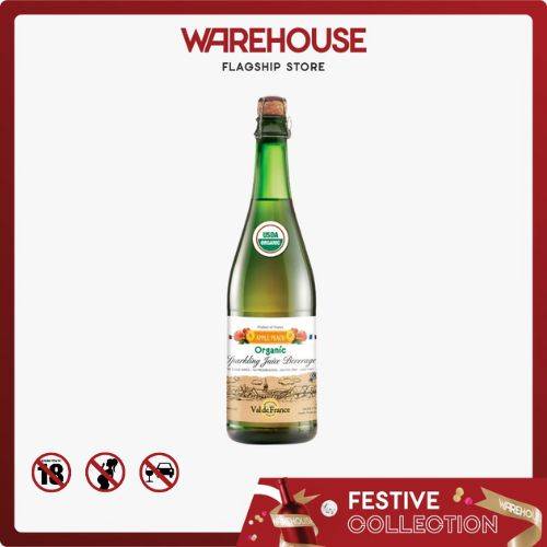 Nước Ép Đào Có Ga Hữu Cơ Val de Rance (750ml)