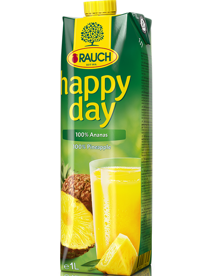 Nước ép Dứa nguyên chất 100% hiệu Rauch - Happy Day