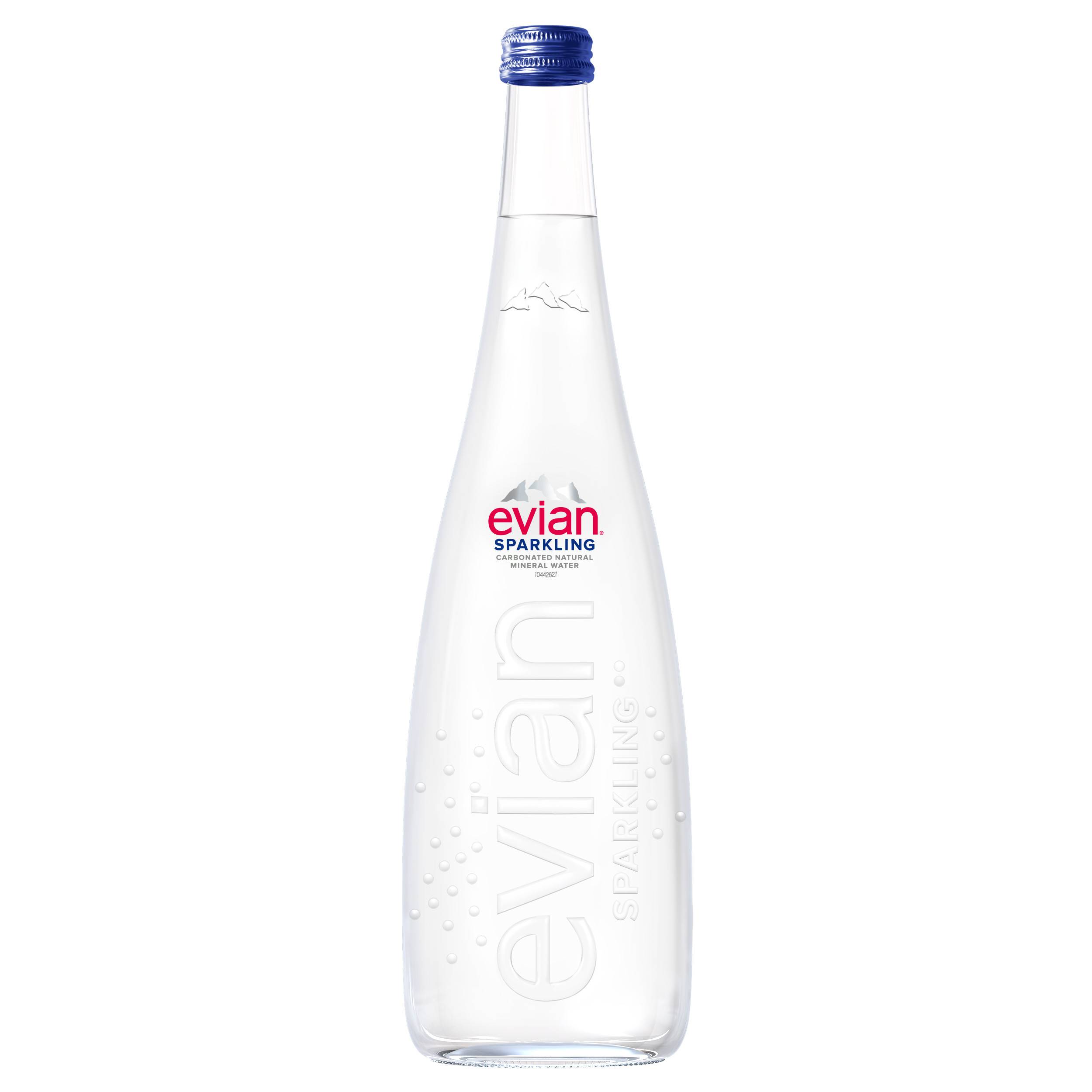 Nước khoáng thiên nhiên bổ sung ga Evian 330ml