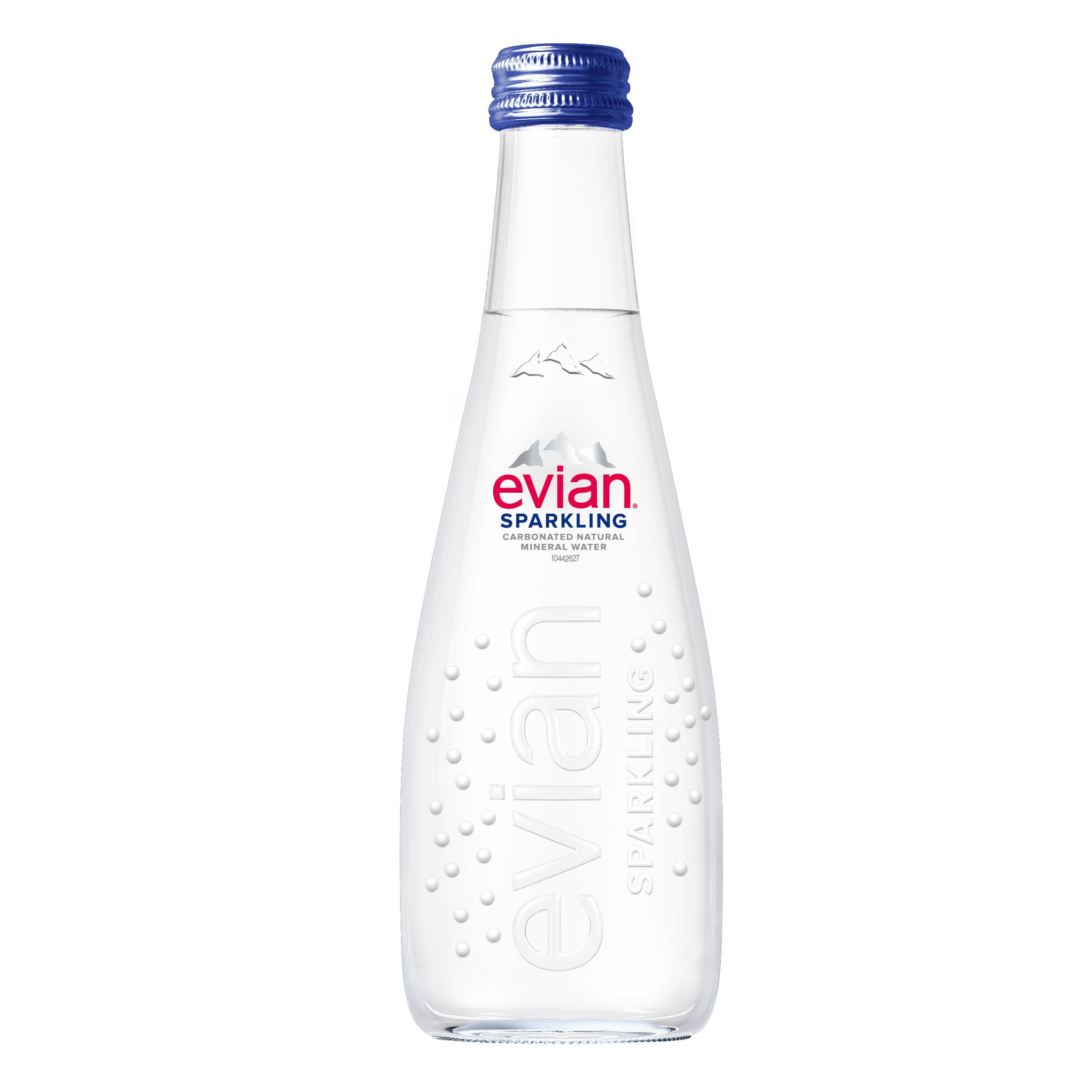 Nước khoáng thiên nhiên bổ sung ga Evian 750ml
