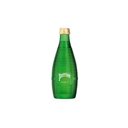Nước khoáng thiên nhiên bổ sung ga từ nguồn Perrier dạng chai thủy tinh Perrier Starck 311 ml