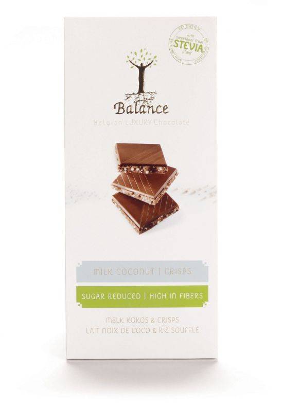 Balance MilkChoco Coconut Crisp W/ Stevia (85g)