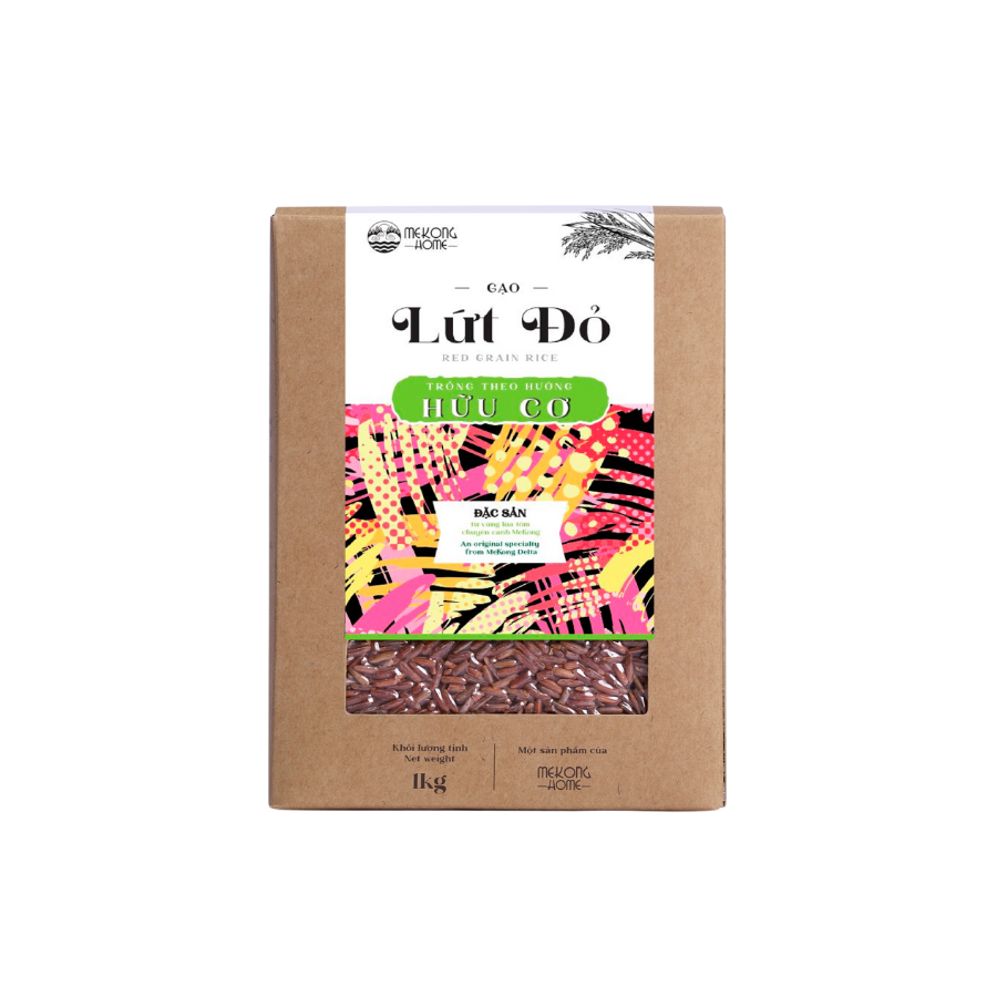 Nang Huong  Organic Red Grain Rice (1Kg)