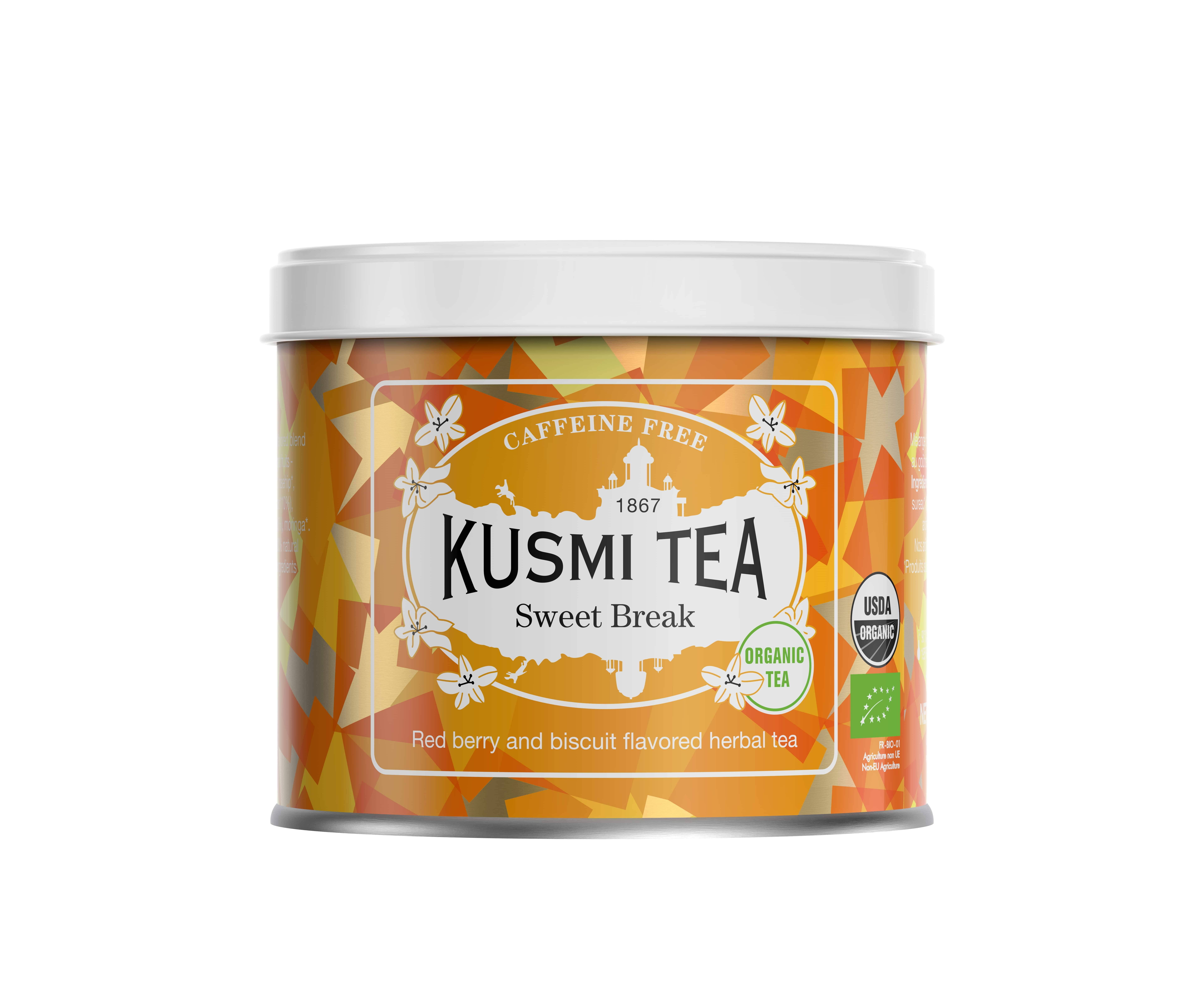 KusmiTea Organic Sweet Break Tin (100g)