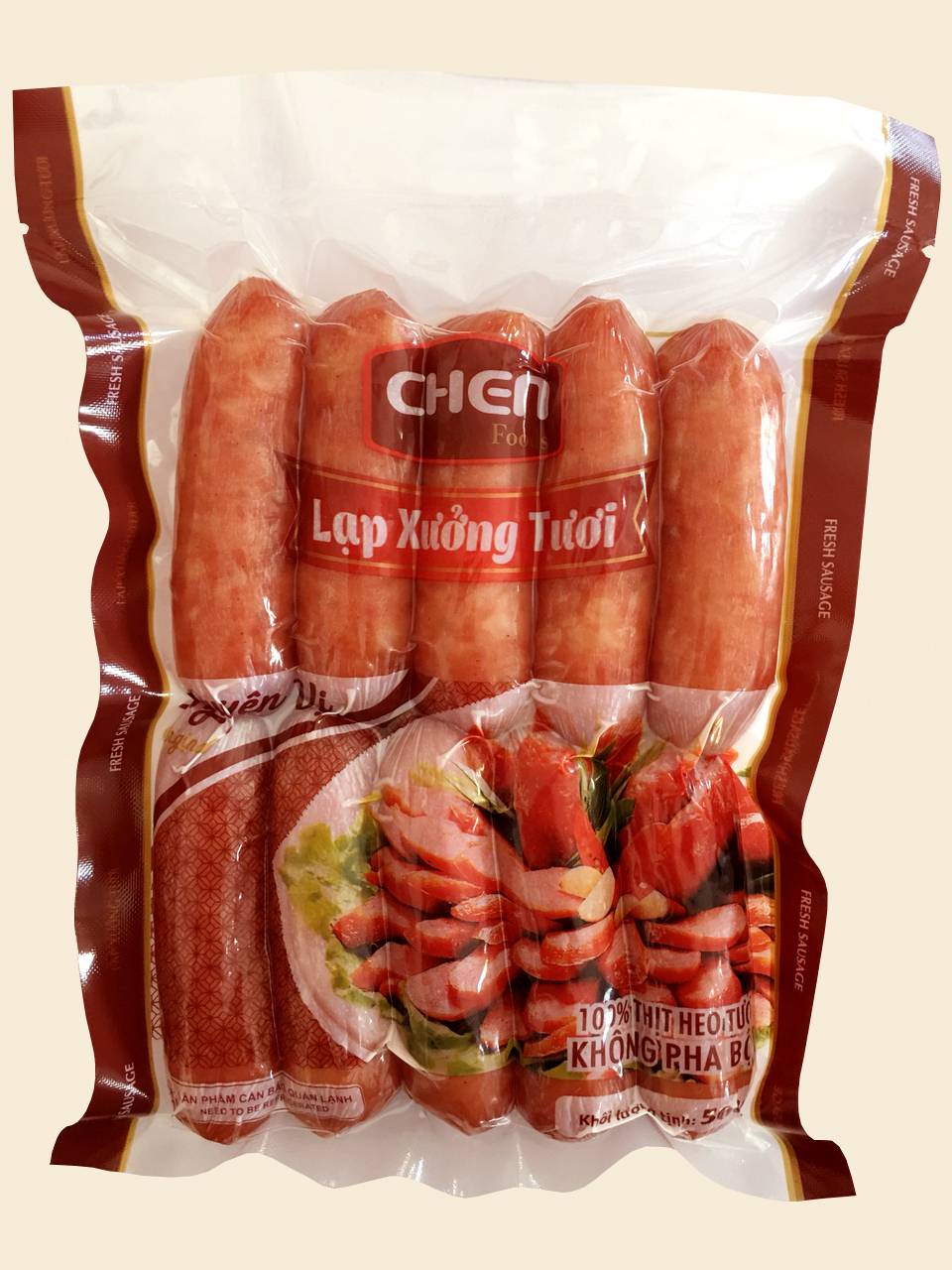 Lạp xưởng tươi nguyên vị Chen (500g)