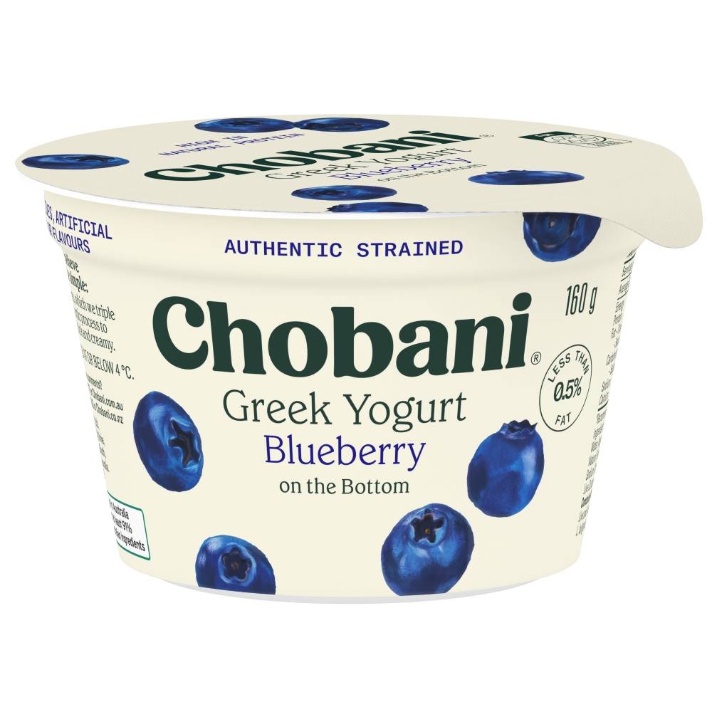 Chobani Greek Yogurt 0% Blueberry (160g)