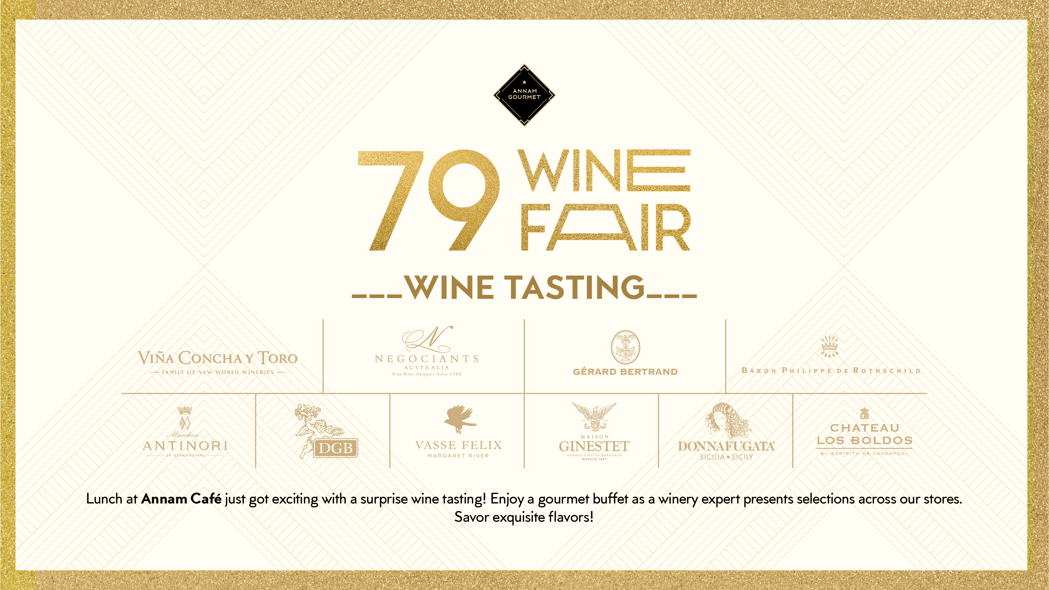 79 Wine Fair Surprised Tastings - Đỉnh Cao Nghệ Thuật Thưởng Thức Rượu Vang Tại Annam Gourmet 