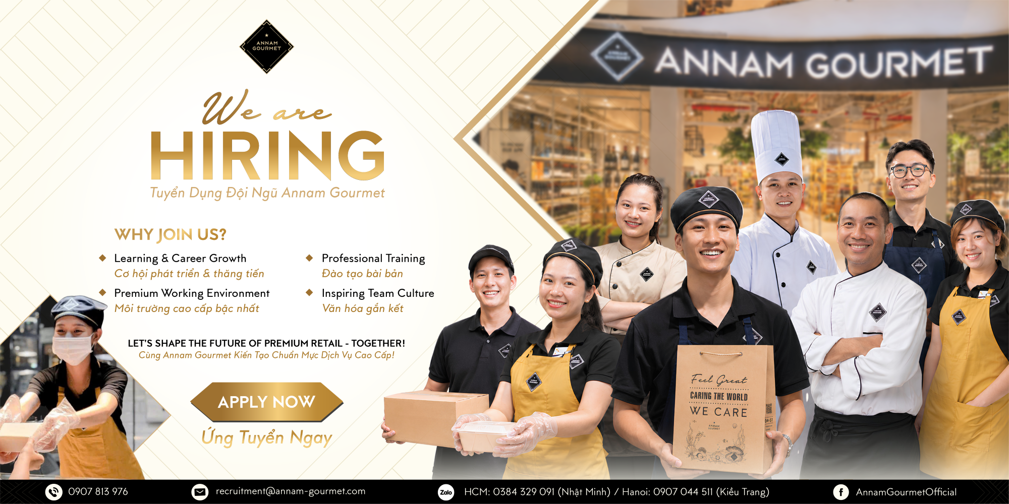 GIA NHẬP ĐỘI NGŨ ANNAM GOURMET - PHÁT TRIỂN SỰ NGHIỆP, NÂNG TẦM TRẢI NGHIỆM