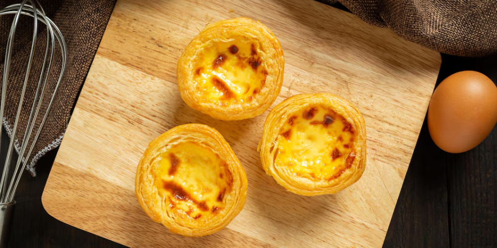 cách làm bánh tart trứng bằng nồi chiên không dầu