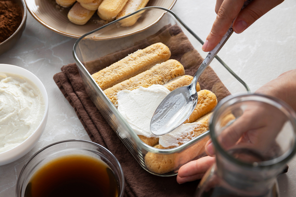 arrange-a-layer-of-coffee-soaked-ladyfingers-at-the-bottom-of-your-dish-or-glasses