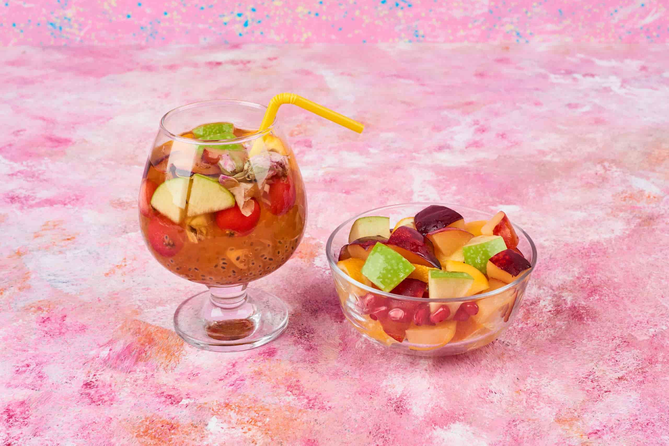 fruit-salad-cup-with-glass-cocktail