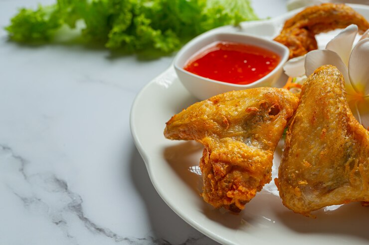 Gà tây chiên giòn không dầu