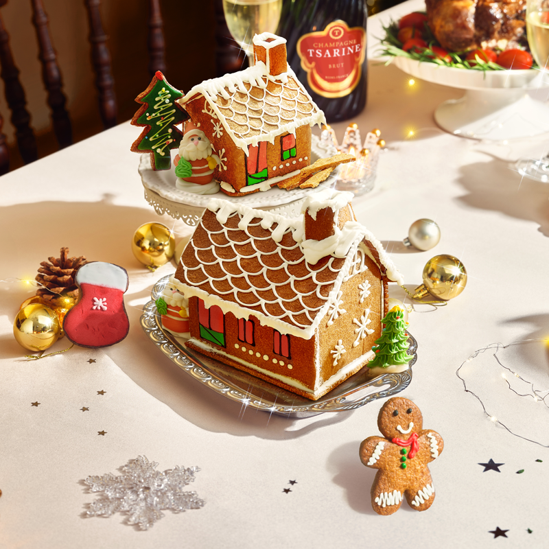 Bánh Gừng hình ngôi nhà giáng sinh (450g) - KHU VỰC HCM