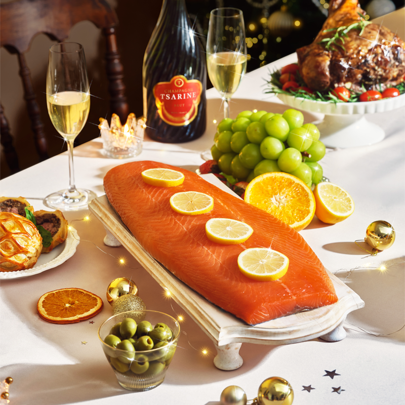 Homemade Full Smoked Salmon fillet (500g)