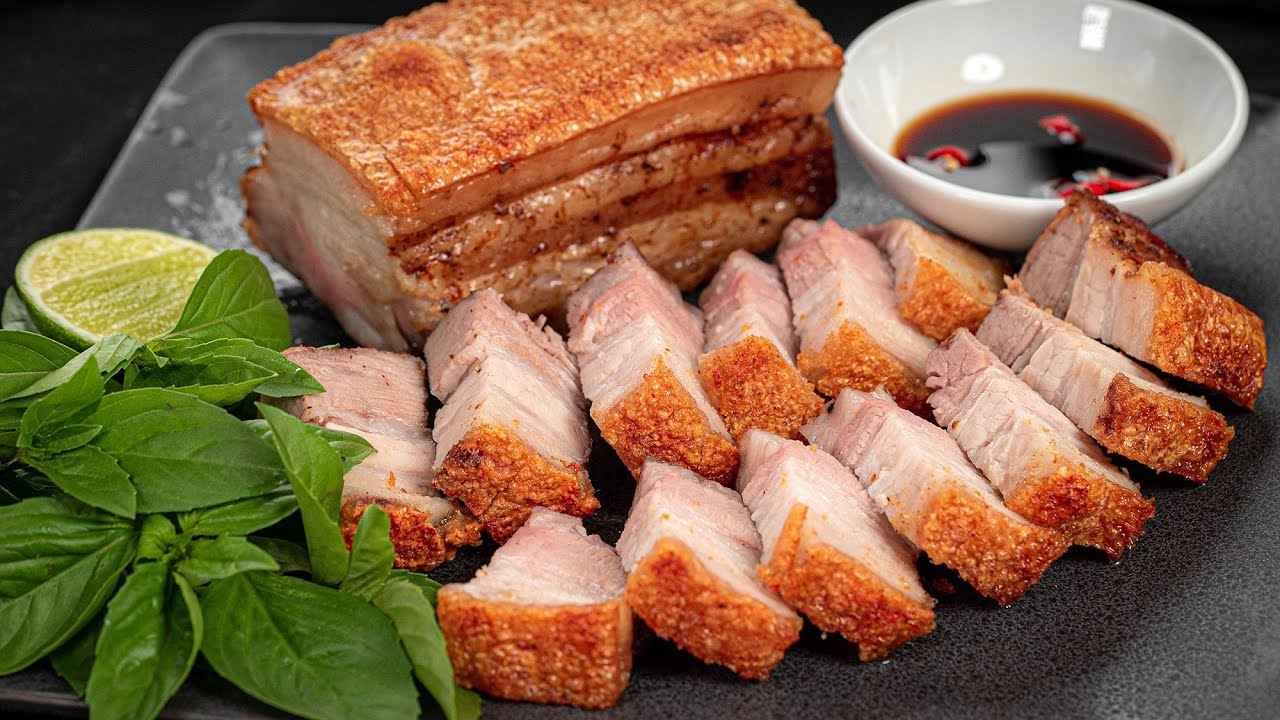 món ăn ngày tết thịt heo quay