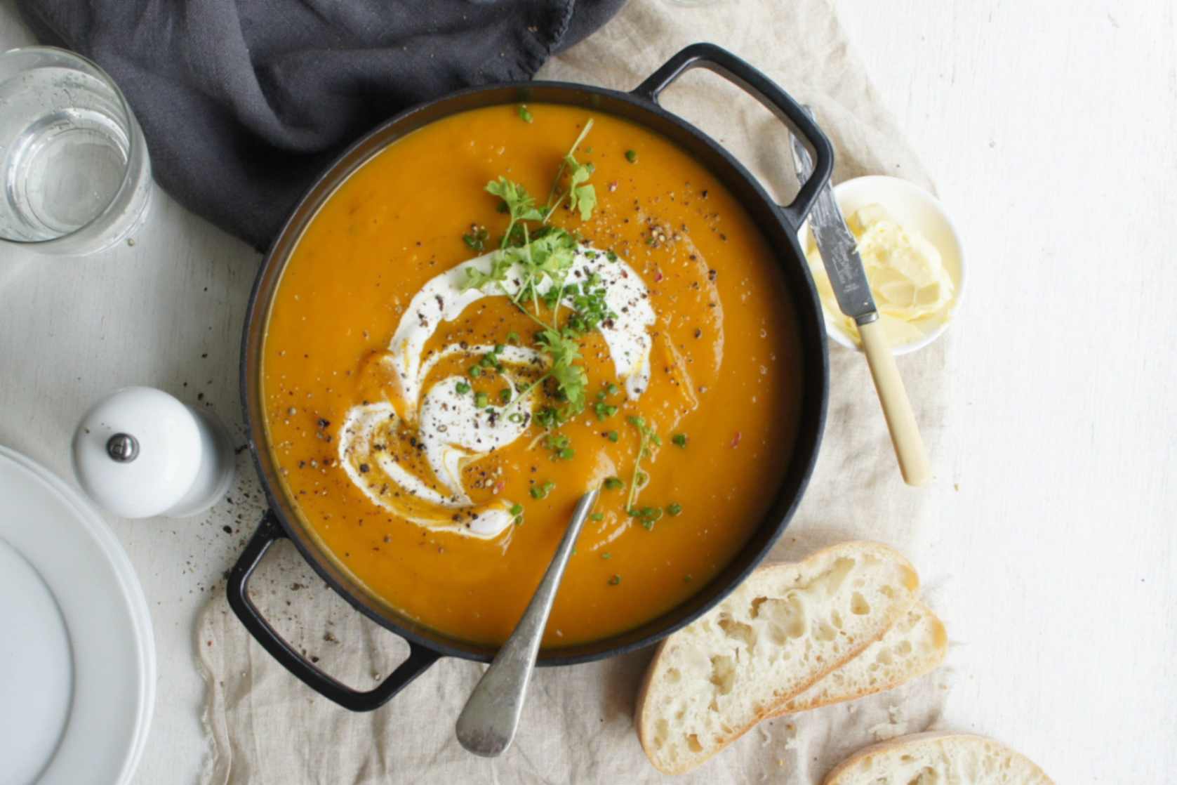 The origin of pumpkin soup